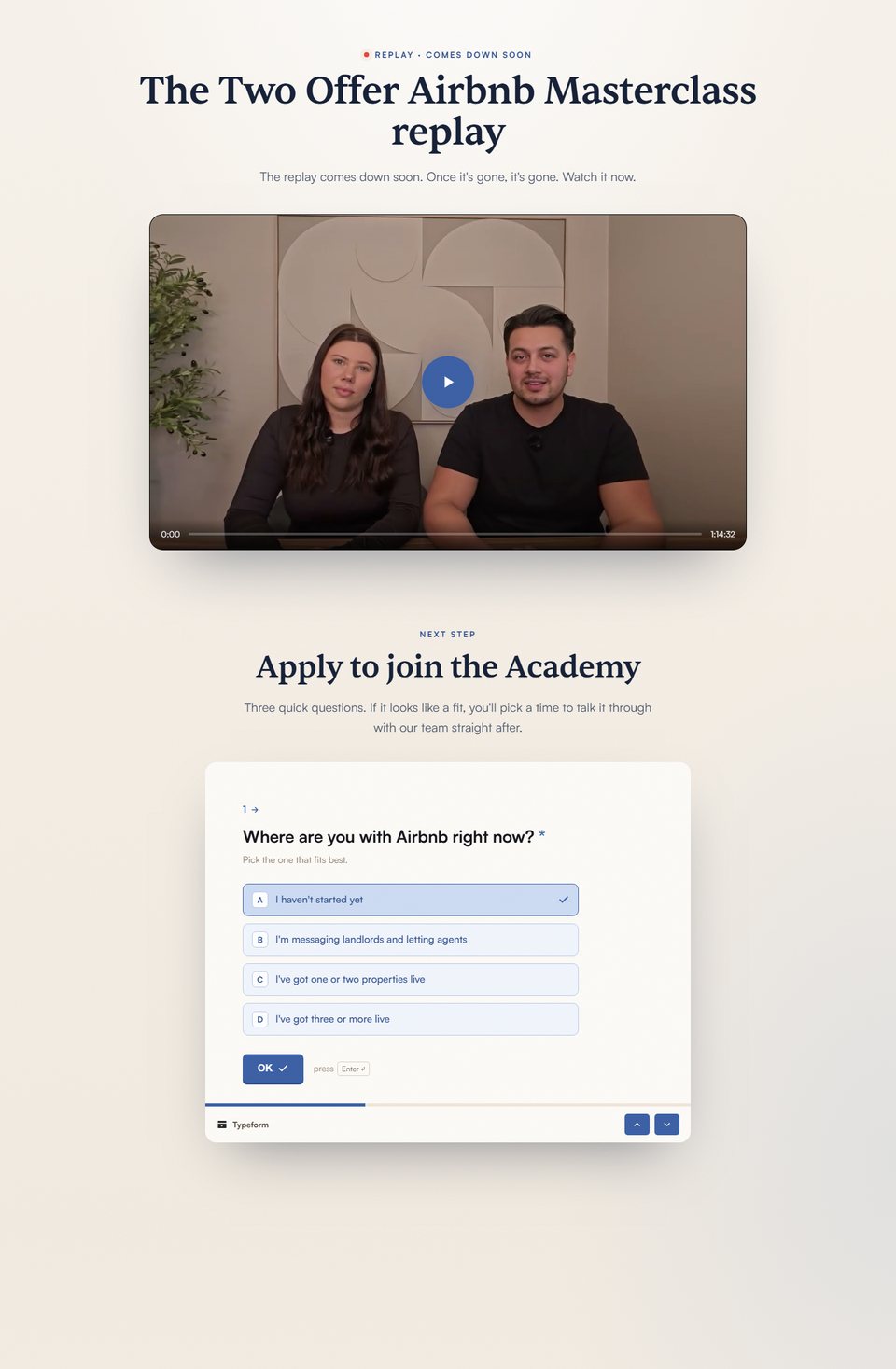 Replay + application preview